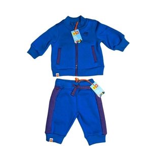LEGO @ Target Newborn Set Track Sweater and Pants Blue Baby 2 Piece